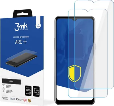 Produktbild von 3mk Display Schutzfolie ARC+ für HTC Desire 20+  0,17mm Self-Heal (2 Stück)