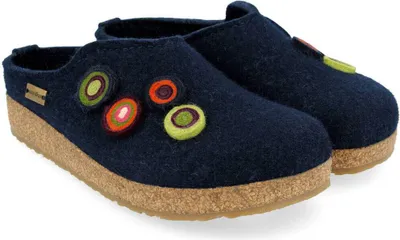 Produktbild von Haflinger Damen Hausschuh Grizzly Kanon EUR 44 blau