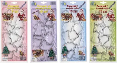 Obrázok produktu pre Formičky na sušienky, 10 ks, stredné | 4780
