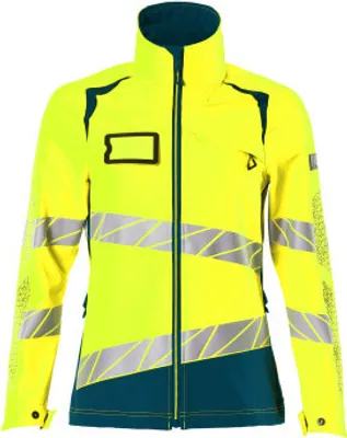 Produktbild von MASCOT® Jacke, Damen, ULTIMATE STRETCH Arbeitsjacke Größe 3XL, hi-vis gelb/dunkelpetroleum | Packung (1 Stück)