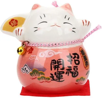 Obrázek produktu pro Krásná keramická figurka v japonském stylu pro domácnost i kancelář