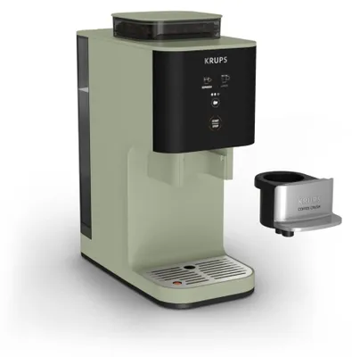 Produktbild von Krups Coffee Crush Edition Coffe Crush, Espressomaschine, Kaffeebohnen, Gemahlener Kaffee, Eingebautes Mahlwerk, Grün