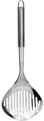Produktbild von Fisch- / Schaumlöffel, runder Griff, Länge 34,5 cm