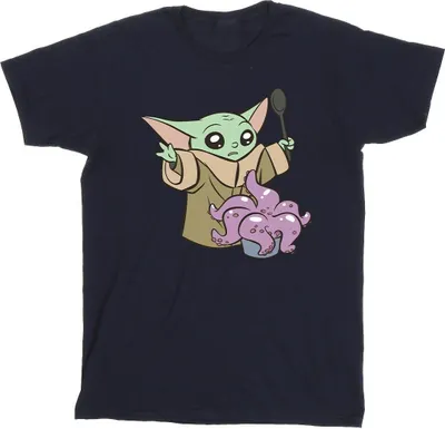 Produktbild von Star Wars - "The Mandalorian" T-Shirt für Herren BI47463 (5XL) (Marineblau)