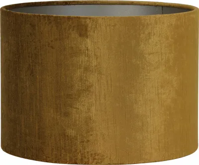 Produktbild von Light & Living - Lampenschirm Zylinder Gemstone - Gold - Ø30x21cm - Stoffschirm für E27