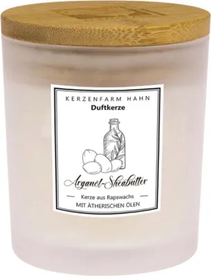 Produktbild von Duftkerze Trendglas - Arganöl-Sheabutter weiß