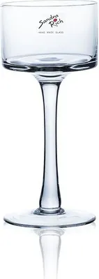 Produktbild von 6er SET Kerzenhalter, Teelichthalter auf Fuß Glas H. 20cm D. 9cm Sandra Rich