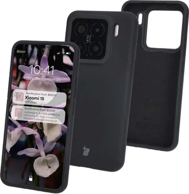 Produktbild von Bizon Soft Case Xiaomi 15 schwarz