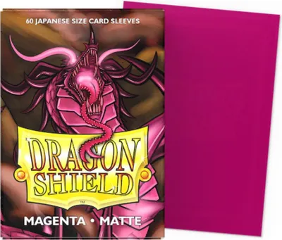 Obrázok produktu pre Malé rukávy Dragon Shield - matná purpurová (60 rukávov)