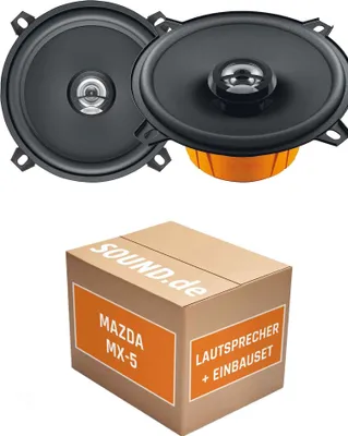 Produktbild von Lautsprecher Boxen Einbaupaket vorne Hertz DCX 130.3 passend für Mazda MX-5 Typ NA | 2x Tief-Mitteltöner mit integriertem Hochtöner 80W MAX