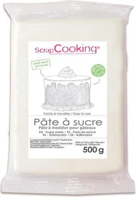Produktbild von Rollfondant 500 g - Weiße