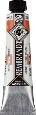 Produktbild von Rembrandt Acrylfarbe Tube 40 ml Transparentoxidgelb 265