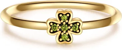 Produktbild von Glanzstücke München Ring Kleeblatt Sterling Silber Zirkonia 50084021 58