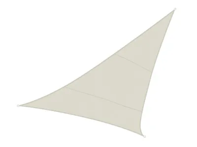 Produktbild von Perel Dreieckiges Sonnensegel 5 x 5 x 5 m aus wasserabweisendem und atmungsaktivem Polyester für