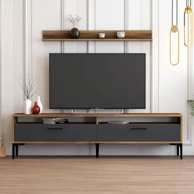 Obrázok produktu pre Skye Decor, TV stolík/skrinka - Irma (orech + antracit)