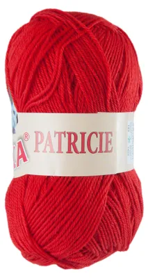 50g Strickgarn Patricie by Vlnika Garn Wolle Strickwolle Sommergarn rot