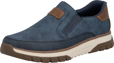 Immagine prodotto di Scarpa Rieker da uomo con soletta MemoCup estraibile extra large B9350, misura:46 EU, colore:Blu