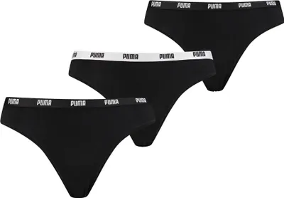 Produktbild von Puma Tanga 3 Einheiten Schwarz L Frau Schwarz L