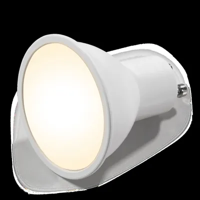 Zdjęcie produktu dla McShine - Reflektor LED GU10 ciepły biały | MS-60 | Żarówka LED 6W, 510lm 3000K, kąt świecenia 120° PAR16 Lampa LED zastępuje żarówkę halogenową 50W, 1 szt