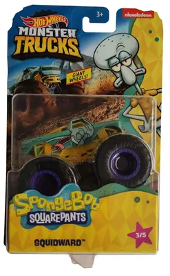 Obrázek produktu pro Mattel GKD23 Hot Wheels Monster Trucks Nickelodeon Spongebob Postavička Thaddeus pro děti