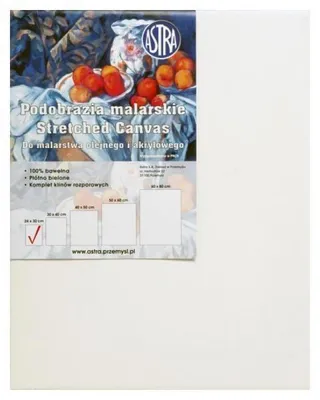 Obrázek produktu pro Podobrazie malarskie Astra bawełniane 24 x 30 cm - do malowania