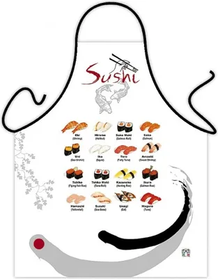 Produktbild von **Grill u. Küchenschürze - Sushi
