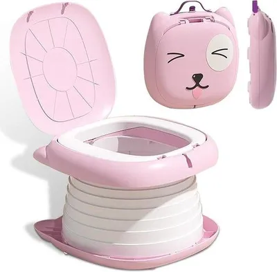 Immagine prodotto di WC pieghevole per bambini, ideale per i viaggi, il campeggio e la casa
