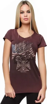 Immagine prodotto di Maglietta West Coast Choppers Donna Loudest And Fastest