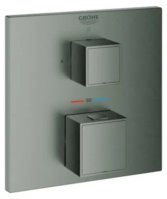 Immagine prodotto di Grohe Grohtherm Cube mitigeur de douche thermostatique, pour Rapido SmartBox, 1 vanne d'arrêt, 24153AL0, 24153AL0