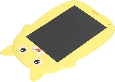 Produktbild von Kinder-Schreibtablett, pädagogisch, löschbar, wiederverwendbar, in Welpenform, buntes LCD-Gekritzelbrett für Jungen und Mädchen, Gelb