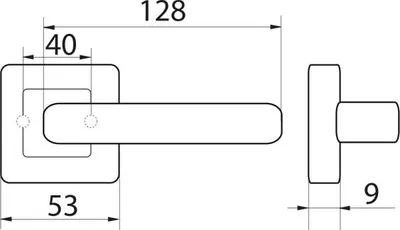 Zdjęcie produktu dla GAMET FULLA ALU klamka drzwiowa DH22-26JK-L36-I szyld okrągły, głęboki czarny mat