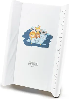 Produktbild von Wickelauflage 50x70 cm - stabile Wickeltischauflage fürs Babybett - abwaschbare Wickelunterlage mit Lineal