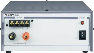 Obrázok produktu pre Voltcraft Labornetzgerät, Festspannung FSP 2420 24 - 29 V/DC 20 - 20 A 540 W 1 x (FSP 2420)