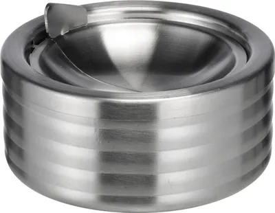 Produktbild von Bambelaa! Aschenbecher mit Deckel Windaschenbecher Design Sturmaschenbecher Klappaschenbecher Bar Edelstahl