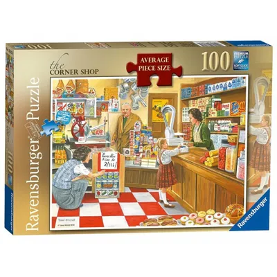 Produktbild von RAVENSBURGER Straßenecke Ladenpuzzle 100 Teile