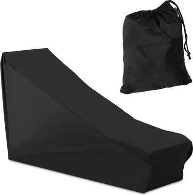Produktbild von Uniprodo Gartenliege Abdeckung Wasserdicht Schwarz