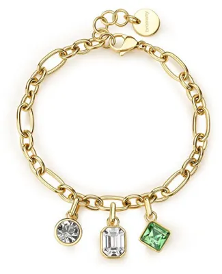 Image de Beau bracelet plaqué or avec pendentifs Symphonia BYM196
