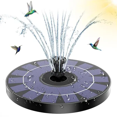 Immagine prodotto di Pompa per fontana - Alimentata a energia solare - 3,5 W - 10 ugelli