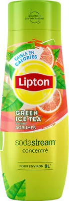 Produktbild von Syrop do SodaStream Lipton Ice Tea Zielona Herbata z cytrusami 440 ml