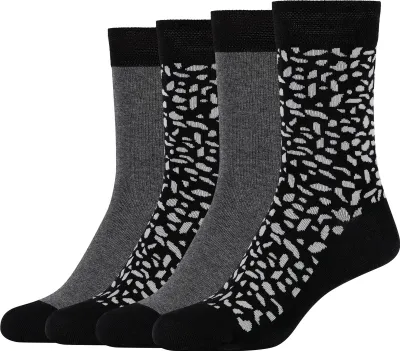 Produktbild von Camano Socken ca-soft crazy dots im praktischen 4er-Pack black 35-38