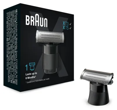 Produktbild von Braun XT10, Scherkopf, 1 Kopf/Köpfe, Schwarz, Braun, Braun Series X, China