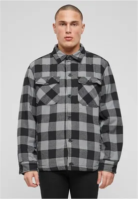 Obrázek produktu pro Bunda Brandit Lumberjacket black/charcoal - M
