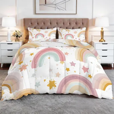 Imagen del producto de Juego de edredón de 4 estaciones de 200 x 200 cm con fundas de almohada