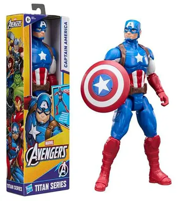 Produktbild von Marvel Avengers Titan Serie Captain America, 4 Jahr(e)