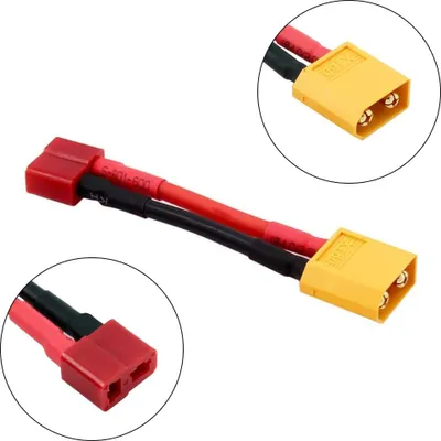 Zdjęcie produktu dla Przewód Kabel Przejściówka XT60 Męskie na Złącze T Żeńskie