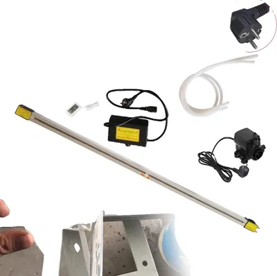 Produktbild von Acrylkunststoff PVC Biegemaschine, 600 mm Heizbreite, 800 W Leistung, 250-420 °C Temperaturbereich, 6 mm Biegedicke, 60 cm x 5 cm x 4 cm Abmessungen