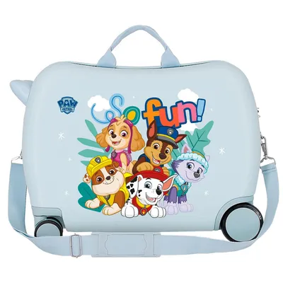 Produktbild von Paw Patrol Sitzkoffer Kinder Hartschalen Koffer Joumma Bags Sitzkoffer Ziehkoffer Kinderkoffer 34 Liter Blau