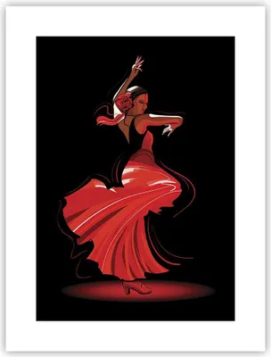 Produktbild von Poster - Poster ohne Rahmen - Tanz Tänzer - 30x40 cm - Wand Bild - Wanddeko - Wandbilder - Kunstposter - Wandposter - Bilder - Kunstdruck - Wanddekoration - Wandbild - P2XPA30x40-4121