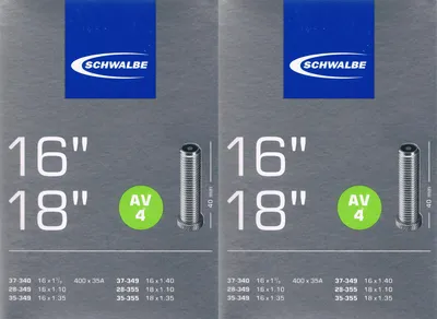 Produktbild von Schwalbe Schlauch AV 4 16/18x1 1/8-1 3/8" 28/37-340/355 AGV40mm