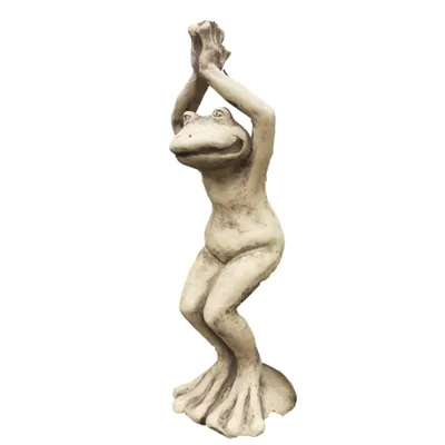 Produktbild von Schöner Yoga Frosch aus Steinguss Neu Frostfest Witterungsbeständig V-114256
